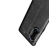 Xiaomi Redmi K40 Gaming Kılıf Niss Deri Desenli Silikon Kılıf thumbnail 9