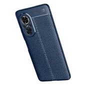 Huawei Nova 9 SE Kılıf Zore Niss Deri Desenli Silikon Kılıf thumbnail 4