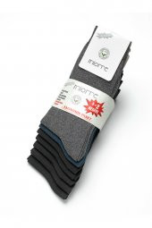 7Li Pamuk Günlük Klasik Erkek Çorabı thumbnail 5