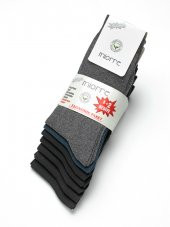 7Li Pamuk Günlük Klasik Erkek Çorabı thumbnail 12