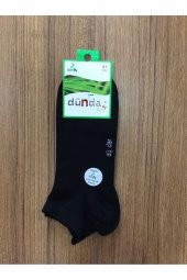 Erkek Siyah Bambu 6Lı Dikişsiz Patik Çorap - 1