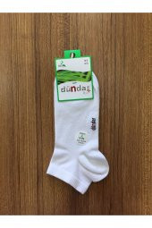 Erkek Beyaz Bambu 6Lı Dikişsiz Patik Çorap - 1