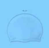 Siyah Silikon Renkli Bone Düzrenk Slikon Bone  Açık Mavi Standart - 1