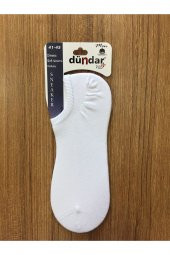 Erkek Beyaz Pamuklu 6Lı Dikişsiz Sneaker Çorap - 1