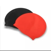 Siyah Silikon Renkli Bone Düzrenk Slikon Bone  Kırmızı Standart - 3