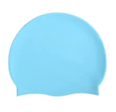 Siyah Silikon Renkli Bone Düzrenk Slikon Bone  Açık Mavi Standart - 2