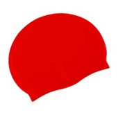 Siyah Silikon Renkli Bone Düzrenk Slikon Bone  Kırmızı Standart - 1