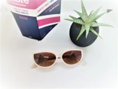 Cat Eye Bayan Oval Güneş Gözlüğü Beyaz Güneş Gözlüğü  Beyaz Tek Ebat - 7