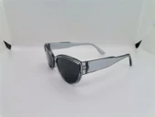 Cat Eye Bayan Oval Güneş Gözlüğü Beyaz Güneş Gözlüğü Siyah Tek Ebat - 10