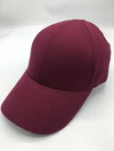 Pembe Basic Unisex  Spor Düz  Şapka Kep  Bordo Tek Ebat - 4