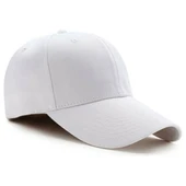 Pembe Basic Unisex  Spor Düz  Şapka Kep  Gri Tek Ebat - 6