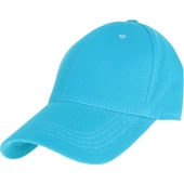 Pembe Basic Unisex Spor Düz Şapka Kep Turkuaz Tek Ebat - 4