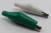 Krokodil Küçük Beyaz+Yeşil - 1