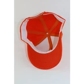 Pembe Basic Unisex Spor Düz Şapka Kep Turuncu Tek Ebat - 5