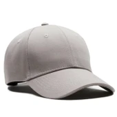 Pembe Basic Unisex Spor Düz Şapka Kep Siyah Tek Ebat - 7