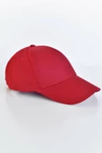 Pembe Basic Unisex  Spor Düz  Şapka Kep  Kırmızı Tek Ebat - 4