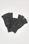 Antrasit Unisex Triko Kesik Eldiven  Bordo Tek Ebat - 6