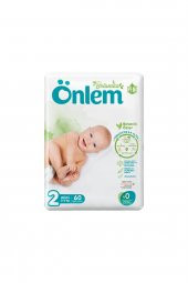 Önlem Botanika 2 Numara Mini Bebek Bezi Jumbo Paket 60 Adet (3 - 6 kg) - 1