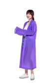 Unisex Mor Yağmurluk Mor Tek Ebat - 3
