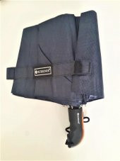Rubenis Elite Otomatik 10 Telli 3 Kırmalı Siyah Bay Şemsiye M1  Lacivert- Gri - 5