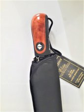 Rubenis Elite Otomatik 10 Telli 3 Kırmalı Siyah Bay Şemsiye M1 Siyah Erkek - 3