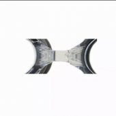 Çocuk Yüzücü Gözlüğü PVC Çantalı Mavi 8-12 yaş Siyah 8-12 Yaş - 2