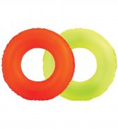 Şeffaf Çocuk Yüzücü Simidi 3-6 Yaş 51 cm Turunc - 3