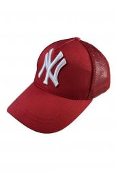 Fileli New York Yankees Nakışlı Şapka Kırmızıı Siyah Ny Şapka  Kırmızı - Beyaz Standart - 1