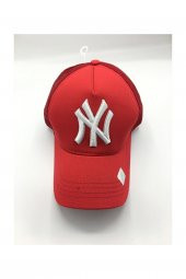 Fileli New York Yankees Nakışlı Şapka Kırmızıı Siyah Ny Şapka  Kırmızı - Beyaz Standart - 2