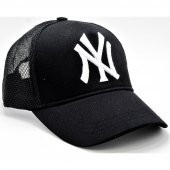Fileli New York Yankees Nakışlı Şapka Kırmızıı Siyah Ny Şapka  Siyah Beyaz Standart - 2