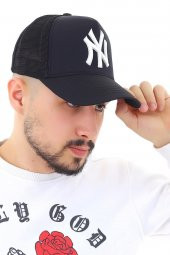 Fileli New York Yankees Nakışlı Şapka Kırmızıı Siyah Ny Şapka  Siyah Beyaz Standart - 8
