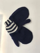 Lacivert Erkek Bebe Eldiven 0-3 Yaş  Gri 0-2 Yaş thumbnail 4