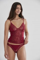 Dantelli Penye Atlet Külot / Kaşkorse Set thumbnail 1