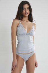 Dantelli Penye Atlet Külot Kaşkorse Set thumbnail 2