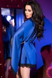 Siyah Lacivert Kırmızı Erotik Kostüm thumbnail 5