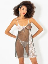 Dantel Detaylı Gecelik Takımı thumbnail 2