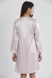 Kadın Kadife Saten Gecelik & Sabahlık Takım thumbnail 12