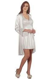 pierre cardin 6 Parça Kısa Saten Gelin Çeyiz thumbnail 5