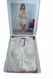 pierre cardin 6 Parça Kısa Saten Gelin Çeyiz thumbnail 7