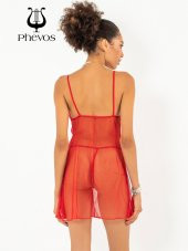 Dantel Detaylı 2li Kısa Gecelik Takımı thumbnail 4