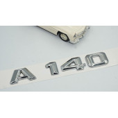 A 140 Bagaj Krom Metal 3M 3D Yazı Logo - 3