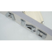 A 140 Bagaj Krom Metal 3M 3D Yazı Logo - 4