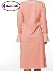 Uzun Kollu Penye Gecelik thumbnail 4