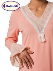 Uzun Kollu Penye Gecelik thumbnail 1