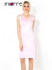 Dantel Omuzlu Penye Gecelik thumbnail 4