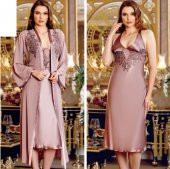 SATEN GECELİK SABAHLIK TAKIM thumbnail 3