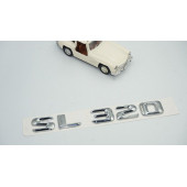 SL 320 Bagaj Krom Metal 3M 3D Yazı Logo - 2