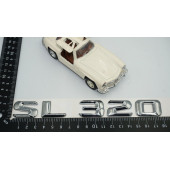 SL 320 Bagaj Krom Metal 3M 3D Yazı Logo - 7