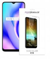 Realme C15 Nano Kırılmaz Cam Ekran Koruyucu Esnek - 1