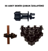 Pars Elektrikli Çit Sistemi Demir Direk İzolatörü 50 Adet - 1